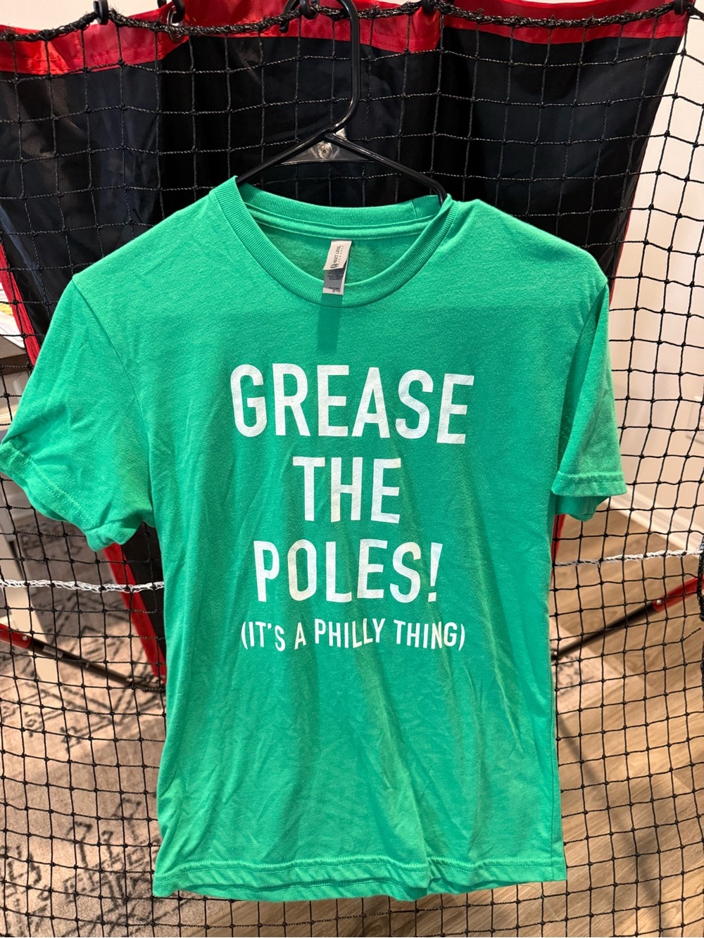 Green 'Grease The Poles!' Graphic Tee
